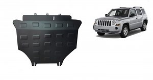 Steel skid plate for Jeep Patriot (2007-2017)