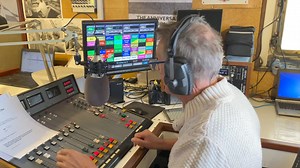 Mark Wesley at work! | Radio Caroline