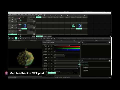 VM Glitcher — 10-mode glitch effect with BPM triggers and melt feedback