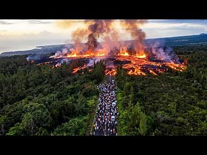 Massive Volcan ERUPTION! Piton De La Fournaise Volcano Sends Lava Rivers in Réunion