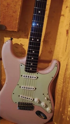 Fender 1963 stratocaster shell pink♪