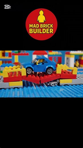 Will it hold the car? #lego #legoland #ai #legofan #legoadventure #legosets #funny #legocity