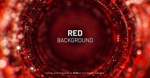 Red Particles Background
