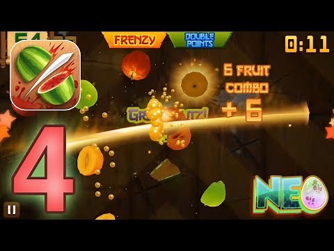 Fruit Ninja: Gameplay Walkthrough Part 4 - Amazing Score! (iOS, Android)