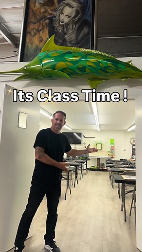 Still time to sign up ! #airbrushclass #custompaint #coastairbrush #lowrider | David Monnig