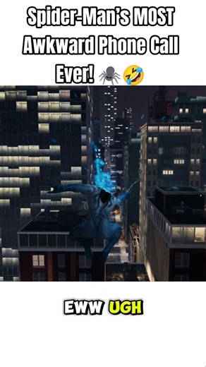 MJ’s reaction is priceless! 🤣🤣#gaming #marvel #spiderman