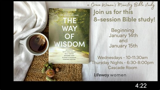 Ecclesiastes 5:18-20 - Finding Joy in the Midst of Life's Darkness Guest Speaker Dr. John Johnson | Grace Baptist Church