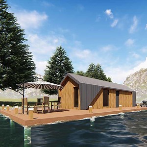 [Hot Item] Modular Prefabricated House with Light Steel Frame Wooden Bungalows Modular Homes