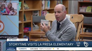 La Presa Elementary first graders receive six free books