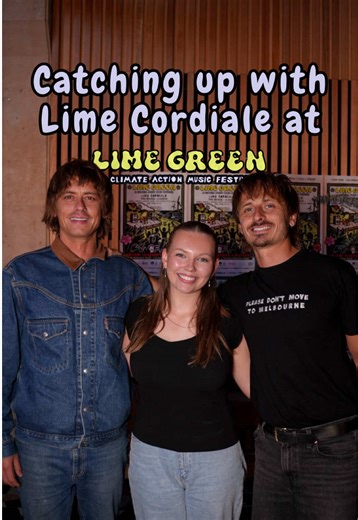 Fun Conversation with Lime Cordiale at Lime Green Festival