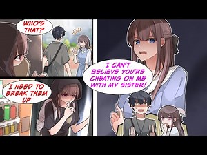 [Manga Dub] My girlfriend's twin sister tries to trick me into breaking up with her sister [RomCom]