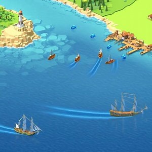 The Seaport preparations are in full swing! Fishermen can't wait to catch the first fish, the lighthouse is shining bright and it seems like the everyday life is about to begin ;) | Seaport