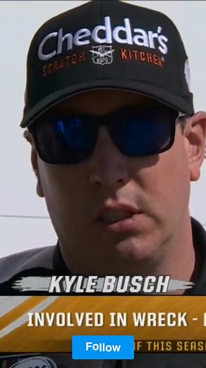 Kyle Busch Post Crash Interview - 2023 Adventhealth at Kansas . . . . #KyleBusch #Nascar #Motorsport #Daytona500 #JoeyLagano #Racing #Nascarracing #dennyhamlin #Bubbawallace #nascarcupseries #chaseelliott #kylelarson | Rowdy Nation