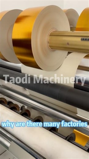 One-meter center winding machine for slitting ingot paper