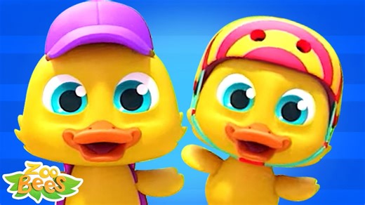 Five Little Ducks by Zoobees Kids ABC Tv - The nursery rhymes channel for kindergarten aged children. These kids songs are great for learning the alphabet, numbers, shapes, colors and lots more. We are a one stop shop for your children to learn the many joys of nursery rhymes. #fivelittleducks #kidssongs #nurseryrhymes #zoobees #videosforbabies #kindergarten #preschool | Zoobees Kids ABC TV - Baby Songs & Nursery Rhymes