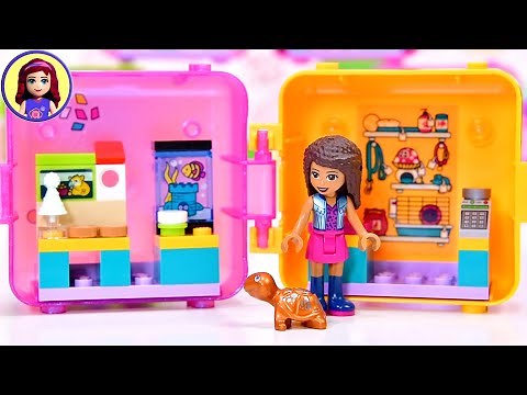 Andrea's Pet Shop Cube - Lego Friends Portable Playset build
