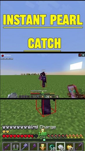 Minecraft Instant Pearl Catch Tutorial