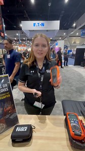 Meet the Auto-Ranging Digital Multi-Tester. Showcased at NECA 2024, it's a must-have tool for electrical safety. #KleinTools #ElectricianTools | Klein Tools