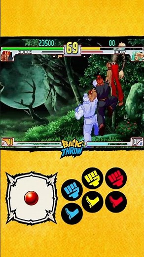 Street Fighter III: Third Strike - Akuma 100% damage combo (with inputs).