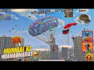 Mumbai map ki mahabharat 💀 FULL RUSH GAMEPLAY #battleroyalegame #scarfall #pubgmobile
