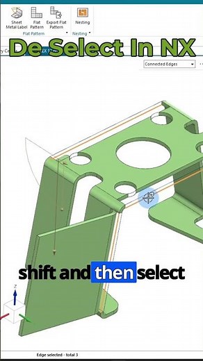 Siemens NX- How to De-Select any feature
