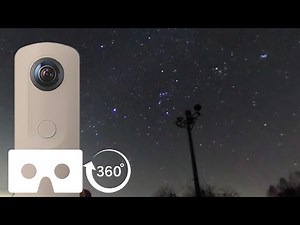 【THETA SC】清里 星空タイムラプス VR Starry Time-lapse