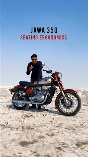 Jawa 350 Ergonomics and Seating Comfort Explained | BikeWale #shorts #jawa350
