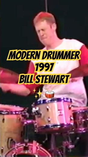BILL STEWART fraseggio UNICO (1997) 🤯 Modern Drummer Festival #drummer #drums #jazzdrums #jazz
