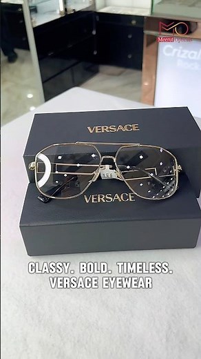 VERSACE Luxury Eyewear 👓🔥 | Premium Gold Frame Collection at Meerut Opticals
