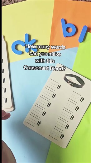 Blend Cards Support: – Sound recognition – Smooth blending – Independent writing #tadika #blends #consonantblends #kidlearning #malaysiahomeschool