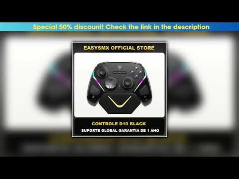 Slide EasySMX D10 Wireless Gamepad Bluetooth Game Controller Compatible with PC/Switch/Phone/Steam,