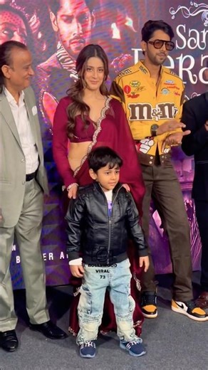 #ishamalviya With Cute fan Masti Moments At Song Launch Event 😊 #ytshorts #trendingshorts #shorts