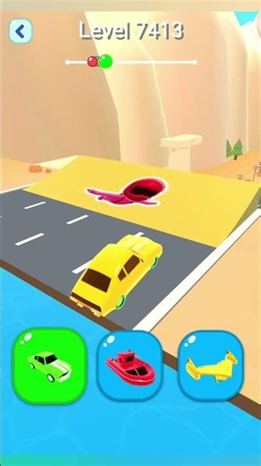 🔥 Shape - Shifting & Transform The Character 👀 Level - 7413 #shapeshifting #gameplay #shorts #viral