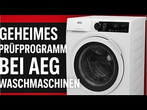 AEG Waschmaschine testen wie ein Profi – Servicemenü erklärt