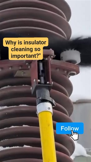 🔌 Why Insulator Cleaning is Important? | Substation Safety & Reliability Insulator cleaning is necessary to avoid dust, salt, and moisture deposits which can cause leakage current and flashover. In this video, you will see backside insulator cleaning work with water and cloth, along with safety precautions. Proper cleaning improves reliability, prevents outages, and increases the life of equipment. #InsulatorCleaning #ElectricalEngineer #Substation #PowerSystem #HighVoltage #ElectricalSafety #M