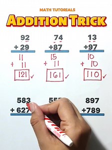392K views · 4.2K reactions | New ways of adding numbers ‼️ #Mathematics #basicmath #mathematics #MATH #akositeachergon #Math #mathtricks #mathtechnique #addition | Math Tutorials | Facebook