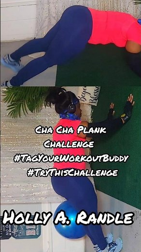 Blessing your Saturday with a little Cha Cha Slide plank challenge 🤪💪🏾🤣😌✨️✅️