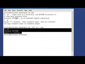 Unix : Filters commands (head/tail/cut)