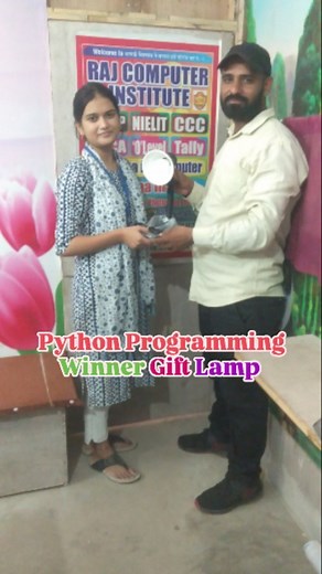 Er Adv Pawanraj Verma on Instagram: "Python Programming Winner Gift Lamp #computerexperts #computereducation #computertricksandtips"