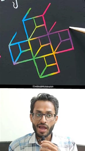 Colourful Drawing 3D Challenge #shorts