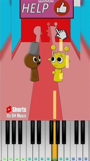 Sprunki Body Symbol Simon and Brud @2DStyle - Piano Tutorial