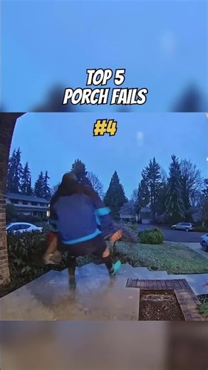 The 5 WORST Porch Fails Caught on Ring Camera! 🤣 #shorts