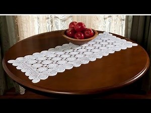 Doily Crocheted Table runner Tutorial