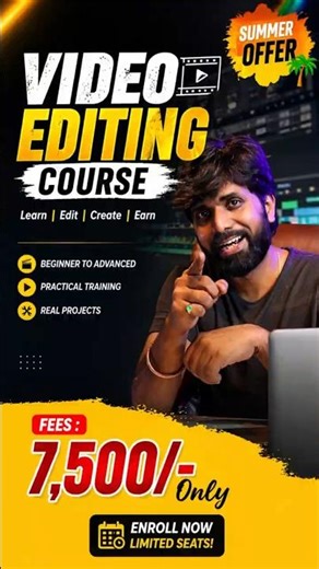 EDITING COURSE SUMMER OFFER #learnediting #summeroffer #Summer training