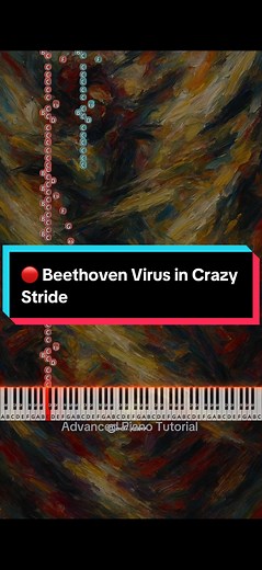 Beethoven Virus in Crazy Stride: Advanced Piano Tutorial