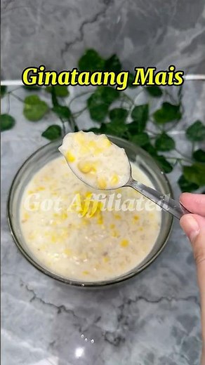 Ginataang Mais Recipe Easy Filipino Corn Coconut Cream Milk Dessert Glutinous Rice Meryenda Ideas