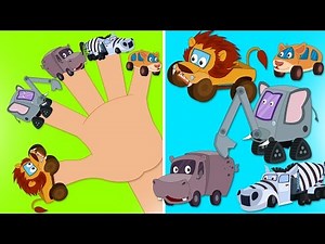 Animals Finger Family | Animals Song | Nursery Rhyme