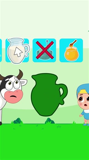 Bum Bum Cow Song | Animals | Fluffy Baby #shorts #baby #fluffy_baby #nurseryrhymes #cow #bum_bum