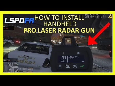 How to Install The Handheld Pro Laser Radar Gun| LSPDFR | GTAV