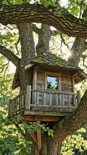 Hidden Tree House | Secret Home in the Forest 🌳🏡